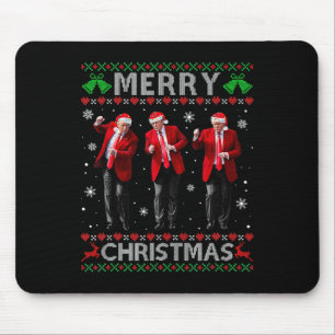 Tapis De Souris Drôle Trump Danse Joyeux Noël Moins moche Noël Swe