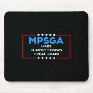 Tapis De Souris Drôle Trump Faire des pailles en plastique grandes