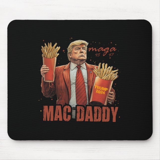 Tapis De Souris Drôle Trump Mac Daddy Tee  (Devant)