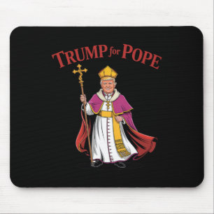 Tapis De Souris Drôle Trump Pour Pape Catholique Vatican Papauté R