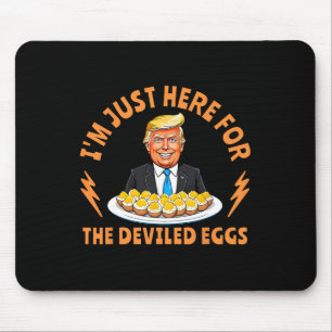 Tapis De Souris Drôle Trump Thanksgiving Je suis juste ici pour le