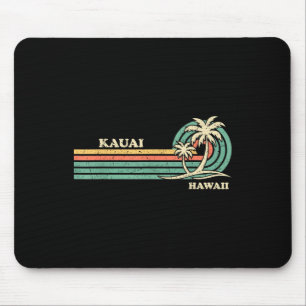 Tapis De Souris Drôle Vintage Rétro vacances été Hawaii Kauai B