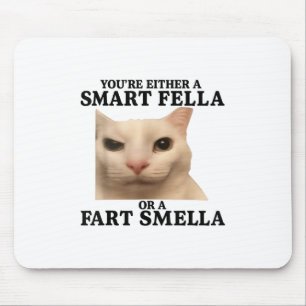 Tapis De Souris Drôle Vous Avez Soit Une Fella Intelligente Soit U