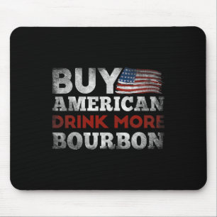 Tapis De Souris Drôle Whiskey Citer Us Drapeau Acheter American Dr