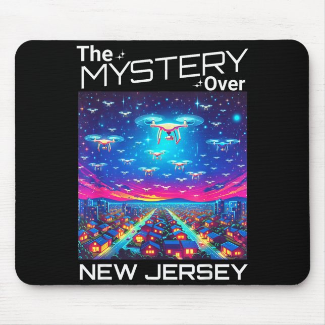 Tapis De Souris Drones New Jersey The Mystery Over New Jersey Funn (Devant)