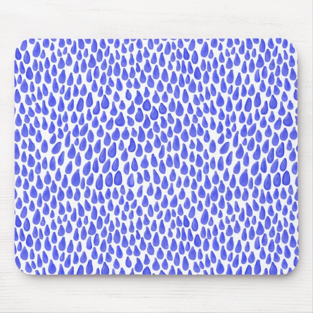 Tapis De Souris Droplets - Bleu (Devant)