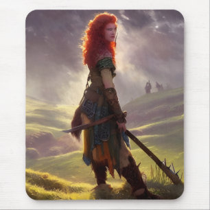 Tapis De Souris Druid Warrior Princess Imaginaire Art