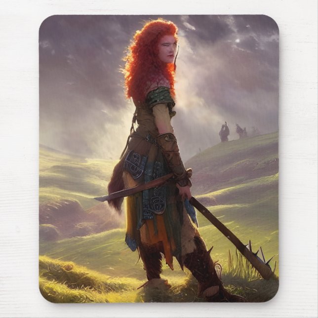 Tapis De Souris Druid Warrior Princess Imaginaire Art (Devant)