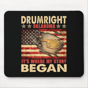 Tapis De Souris Drumright Oklahoma Usa Drapeau 4 Juillet