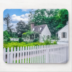 Tapis De Souris DSC02417-Col. Williamsburg House avec picket Fence