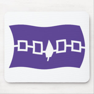 Tapis de souris du drapeau de la Confédération iro