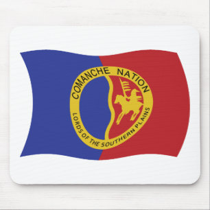 Tapis de souris du drapeau de la Nation Comanche