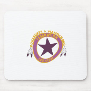 Tapis de souris du drapeau de la tribu Wampanoag