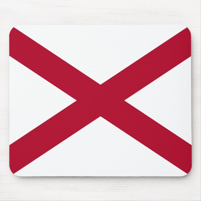 Tapis de souris du drapeau de l'Alabama (Devant)