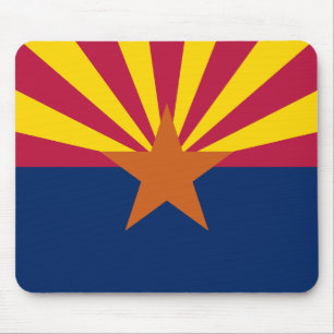 Tapis de souris du drapeau de l'Arizona
