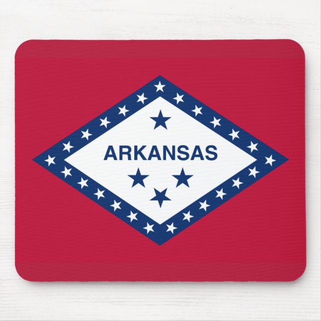 Tapis de souris du drapeau de l'Arkansas (Devant)
