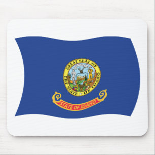 Tapis de souris du drapeau de l'Idaho