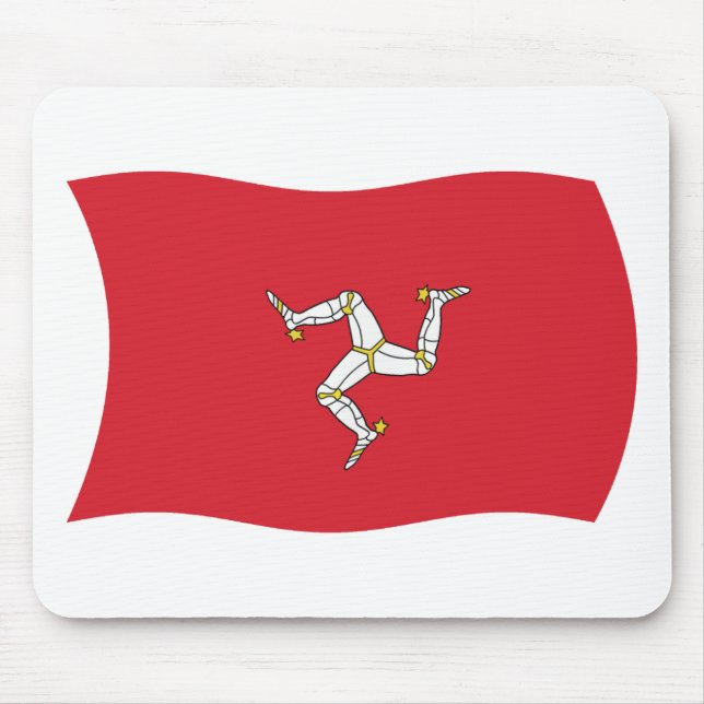 Tapis de souris du drapeau de l'île de Man (Devant)