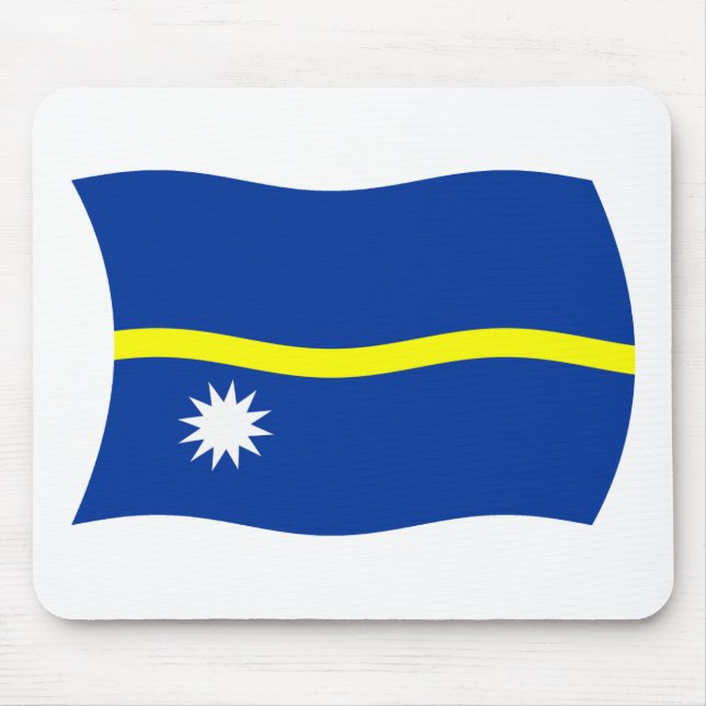 Tapis de souris du drapeau de Nauru (Devant)