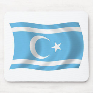 Tapis de souris du drapeau des Turkmènes irakiens