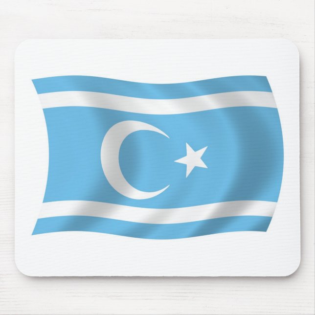 Tapis de souris du drapeau des Turkmènes irakiens (Devant)