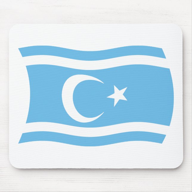 Tapis de souris du drapeau des Turkmènes irakiens (Devant)