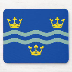 Tapis de souris du drapeau du Cambridgeshire