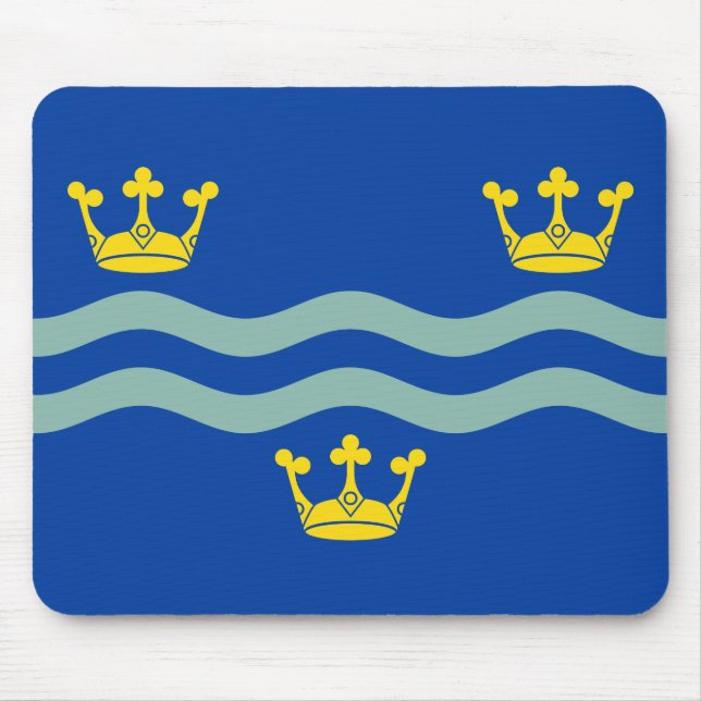 Tapis de souris du drapeau du Cambridgeshire (Devant)