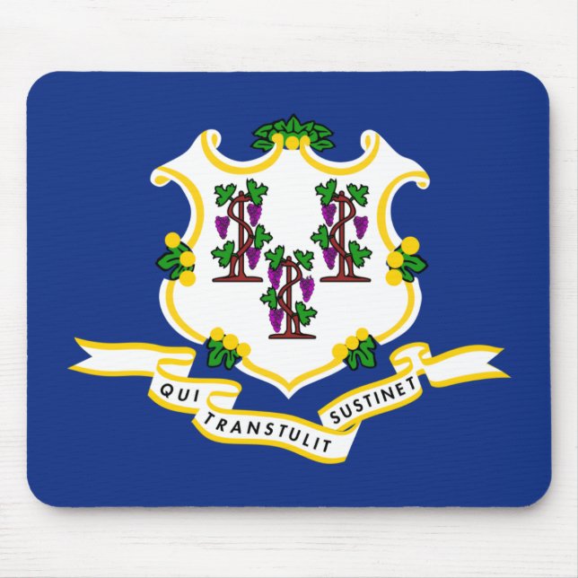 Tapis de souris du drapeau du Connecticut (Devant)