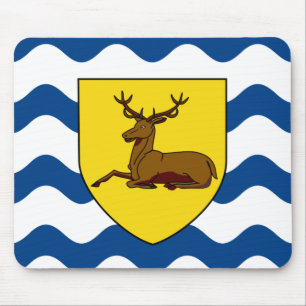 Tapis de souris du drapeau du Hertfordshire