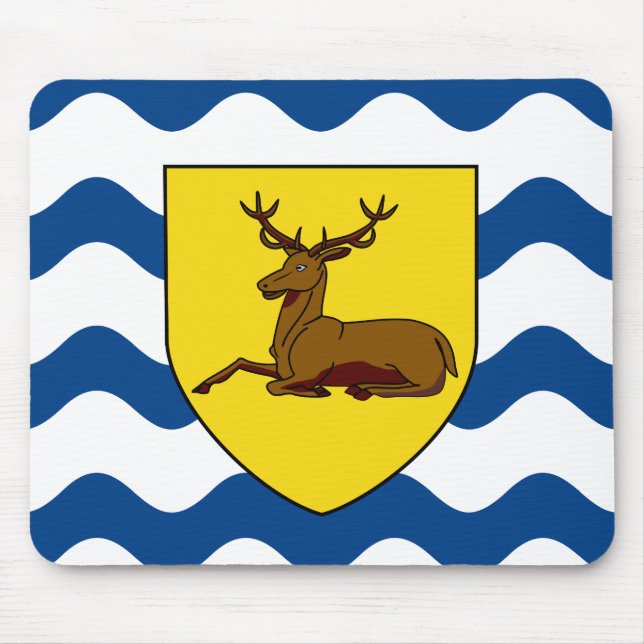 Tapis de souris du drapeau du Hertfordshire (Devant)