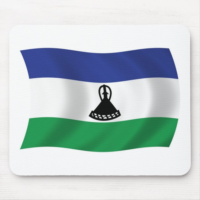 Tapis de souris du drapeau du Lesotho (Devant)