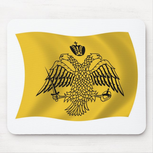 Tapis de souris du drapeau du Patriarche œcuméniqu (Devant)