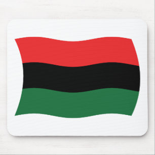 Tapis de souris du drapeau panafricain (UNIA)