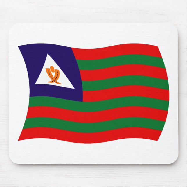 Tapis de souris du drapeau tribal Bubi (Devant)