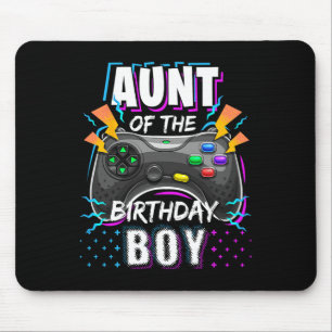 Tapis De Souris Du Jeu Vidéo Correspondant Garçon Anniversaire Ann