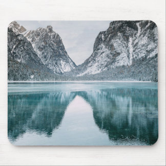 Tapis de souris du lac de la montagne détente