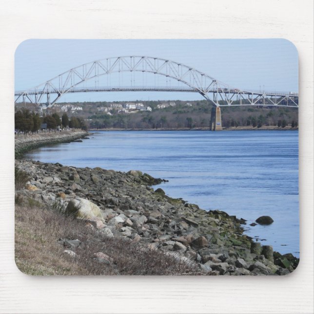 Tapis de souris du pont de Bourne Cape Cod (Devant)