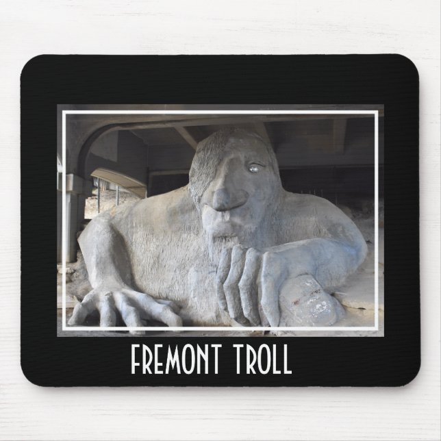 Tapis de souris du Troll de Fremont à Seattle (Devant)