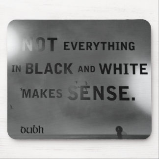 Tapis De Souris Dubh & Bán Mousepad