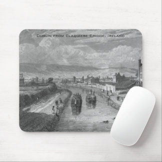 Tapis De Souris Dublin de Blaquiere Bridge, Royal Canal, Irlande