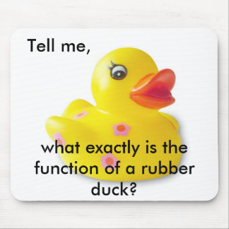 Tapis De Souris Duckie en caoutchouc Mousepad