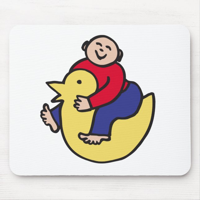 Tapis De Souris Ducky Rider (Devant)