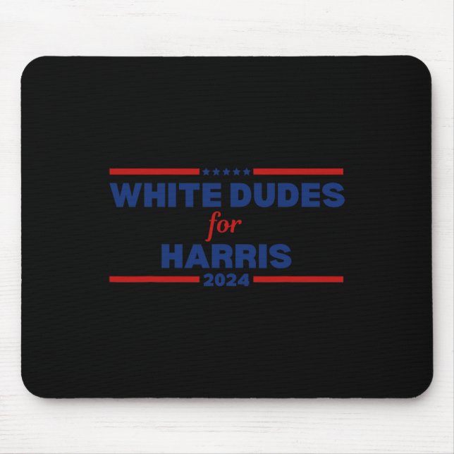 Tapis De Souris Dudes Pour Kamala-harris 2024 (Devant)