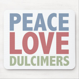 Tapis De Souris Dulcimers d'amour de paix