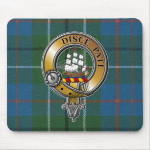 Tapis De Souris Duncan Tartan & Badge