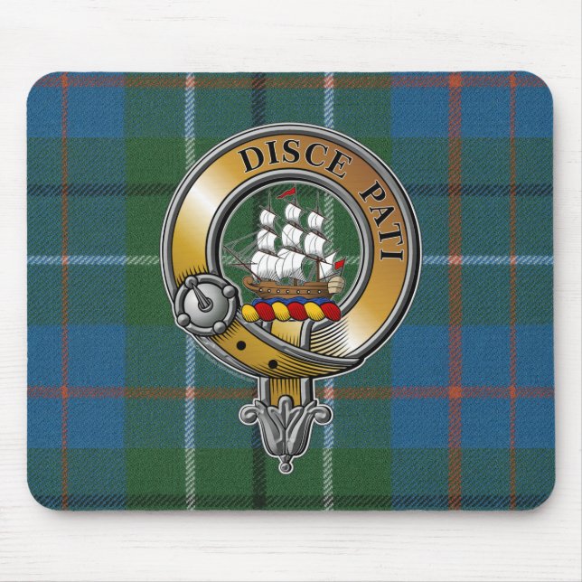 Tapis De Souris Duncan Tartan & Badge (Devant)
