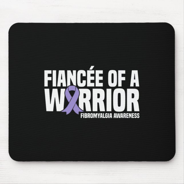 Tapis De Souris D'Une Fibromyalgie Guerrière (Devant)