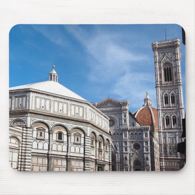 Tapis De Souris Duomo et Baptistry, mousepad de Florence (Devant)