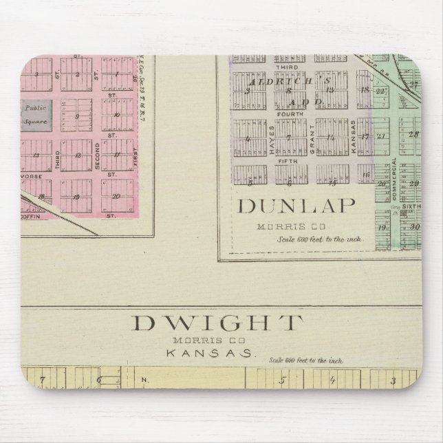 Tapis De Souris Dwight, Wilsey, Dunlap, Kansas (Devant)